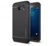 Силиконов гръб SPIGEN SGP Neo Hybrid за Samsung Galaxy S6 Edge Plus / S6 Edge+ G928 - черен / сив кант