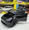 Метална кола с отварящи се врати светлини и звуци Tesla Model Y - 1:24