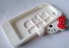 Силиконов калъф / гръб / TPU 3D за Apple iPhone 5 / 5S - Hello Kitty / бял