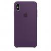 Оригинален гръб Silicone Cover за Apple iPhone XR - лилав