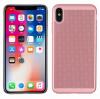 Луксозен твърд гръб за Apple iPhone XR - Rose Gold / Grid