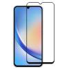 5D full cover Tempered glass Full Glue screen protector Samsung Galaxy A05s / Извит стъклен скрийн протектор с лепило от вътрешната страна за Samsung Galaxy A05s - черен кант