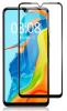 3D full cover Tempered glass Full Glue screen protector Samsung Galaxy A12 / Извит стъклен скрийн протектор с лепило от вътрешната страна за Samsung Galaxy A12 - черен