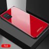 Луксозен стъклен твърд гръб за Samsung Galaxy A41 – червен
