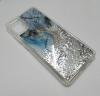 Луксозен силиконов калъф / гръб / tpu 3D Water Case за Samsung Galaxy A51 - мрамор / сребрист брокат