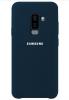 Оригинален гръб Silicone Cover за Samsung Galaxy A6 Plus 2018 - тъмно син