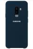 Оригинален гръб Silicone Cover за Samsung Galaxy A6 Plus 2018 - тъмно син