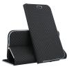 Луксозен кожен калъф Flip тефтер Vennus за Samsung Galaxy A20e - черен / carbon