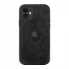 Оригинален гръб Leather Alcantara Case за Apple iPhone 12 Pro Max 6.7" - Черен