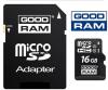 Карта памет Micro SDHC Card GOODRAM 16GB + Micro SD Adapter UHS1 Class 10