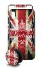 Луксозен твърд гръб 3in1 със стъклен протектор и Popsocket за Samsung Galaxy J4 Plus 2018 - Retro British Flag