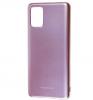 Силиконов калъф / гръб / Molan Cano Glossy Jelly Case за Samsung Galaxy Note 10 Lite / A81 - светло розов / гланц / брокат