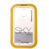 Ултра тънък заден предпазен твърд гръб / капак / Baseus Sky за Samsung G900 Galaxy S5 - прозрачен