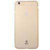Луксозен твърд гръб / капак / BASEUS Sky Case за Apple iPhone 6 Plus 5.5'' - прозрачен / златен
