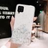 Силиконов калъф / гръб / TPU Brillant Clear Case за Samsung Galaxy A12 - прозрачен / сребрист брокат