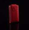 Кожен калъф Flip за Sony Xperia T Lt30P - червен
