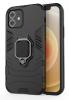 Силиконов гръб TPU Hybrid Shockproof Hybrid Case за Apple iPhone 12 Pro Max 6.7" - черен
