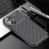 Луксозен силиконов калъф / кейс / TPU Auto Focus за Apple iPhone 16 Plus (6.7) - черен / Carbon