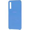 Оригинален гръб Silicone Cover за Samsung Galaxy A7 2018 A750F - син