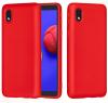 Луксозен силиконов калъф / гръб / Nano TPU за Samsung Galaxy A01 - червен