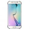 Твърд гръб за Samsung Galaxy S6 Edge+ G928 / S6 Edge Plus - прозрачен / сребрист кант