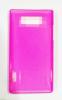 Ултра тънък заден предпазен капак за LG Optimus L7 / P705 - розов прозрачен