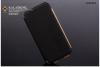 Луксозен кожен калъф Flip тефтер Kalaideng за Apple iPhone 4 / 4S - черен