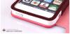 Луксозен кожен калъф Flip тефтер Kalaideng за Apple iPhone 5 - розов