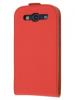 Кожен Калъф Flip тефтер за Samsung Galaxy Core i8260 i8262 - червен