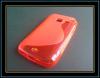 Силиконов калъф ТПУ S-Line за Samsung Galaxy Y Duos S6102 - червен