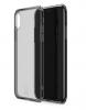 Оригинален силиконов калъф / гръб / TPU Baseus Simple Series (Anti-fall) за Apple iPhone X - тъмно сив / прозрачен
