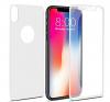 5D full cover Tempered glass Full Glue screen protector Apple iPhone X / Извит стъклен скрийн протектор с лепило за Apple iPhone X - лице и гръб / бял