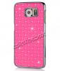 Твърд гръб / капак / с камъни за Samsung Galaxy Note 5 N920 / Samsung Note 5 - розов