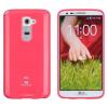 Луксозен силиконов калъф / гръб / TPU Mercury GOOSPERY Jelly Case за LG G2 D802 / LG G2 - цикламен