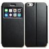 Луксозен калъф Flip тефтер S-View със стойка KALAIDENG Sun Series за Apple iPhone 6 Plus 5.5'' - черен