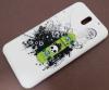 Силиконов калъф / гръб / TPU за HTC Desire 610 - бял / панда