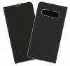  Луксозен кожен калъф Flip тефтер Vennus за Samsung Galaxy S10 Lite / S10e - черен / carbon