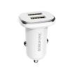 Универсално зарядно за кола / Car Charger 12V BOROFONE BZ12 2USB 2.4A - бяло