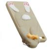 Силиконов калъф / гръб / TPU 3D за Huawei Ascend P8 Lite / Huawei P8 Lite - заек / сив