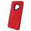 Луксозен силиконов калъф / гръб / TPU Roar Mil Grade Hybrid Case за Samsung Galaxy S9 G960 - червен