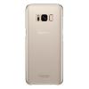 Оригинален гръб Clear Cover EF-QG955CFEGWW за Samsung Galaxy S8 Plus G955 - прозрачен / Gold