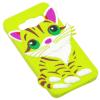 Силиконов калъф / гръб / TPU 3D за Samsung Galaxy J5 2016 J510 - Cat / зелен