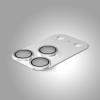 Високо качествен протектор Etteri за задна камера пълна защита за iPhone 17 Pro Max - Сребрист