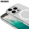 Луксозен гръб / кейс / BRABUS Royal Case с безжично зареждане MagSafe за Apple iPhone 16 Pro (6.3) - прозрачен