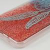 Луксозен твърд гръб Mopal със силиконов кант за Samsung Galaxy A3 2016 A310 - капан за сънища / син и червен брокат
