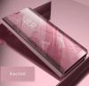 Луксозен калъф Clear View Cover с твърд гръб за Huawei Honor 10 Lite - Rose Gold