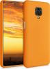 Луксозен силиконов калъф / гръб / Nano TPU за Xiaomi Redmi Note 9S / Note 9 Pro - оранжев
