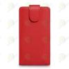 Кожен калъф Flip за Sony Xperia Tipo ST21i - червен