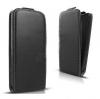 Кожен калъф Flip тефтер Flexi със силиконов гръб за LG K52 - черен