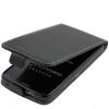 Кожен калъф Flip тефтер със силиконов гръб за Alcatel One Touch Pop C1 OT-4016D / - черен